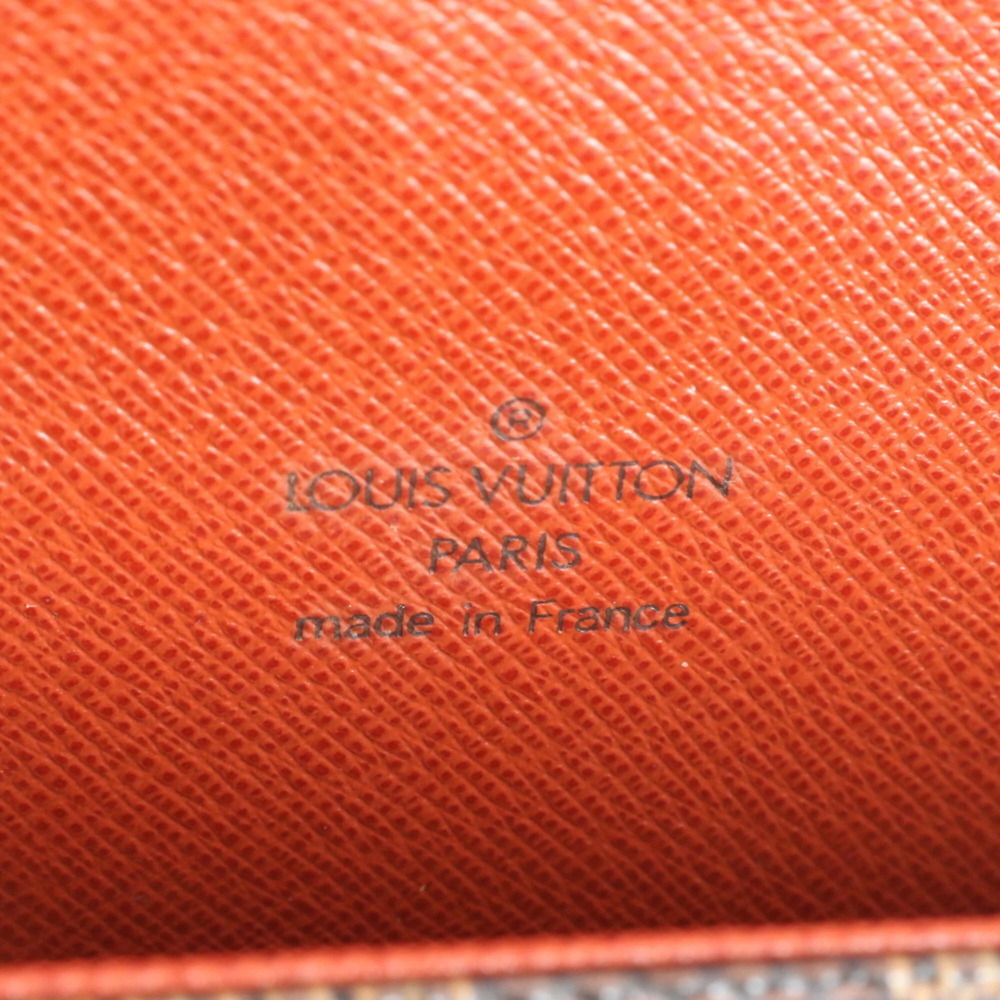 LOUIS VUITTON Authentic Brown Damier Leather Shoulder Bag - Picture 8 of 9